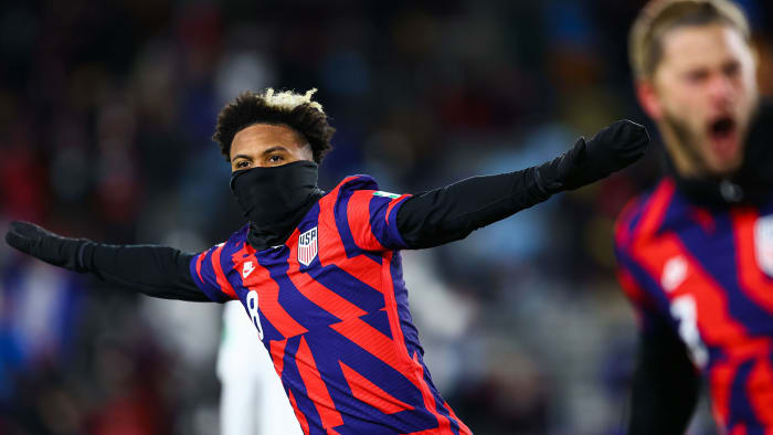 Weston McKennie scores for the USMNT vs. Honduras